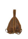 Vintage-Leder Rucksack braun